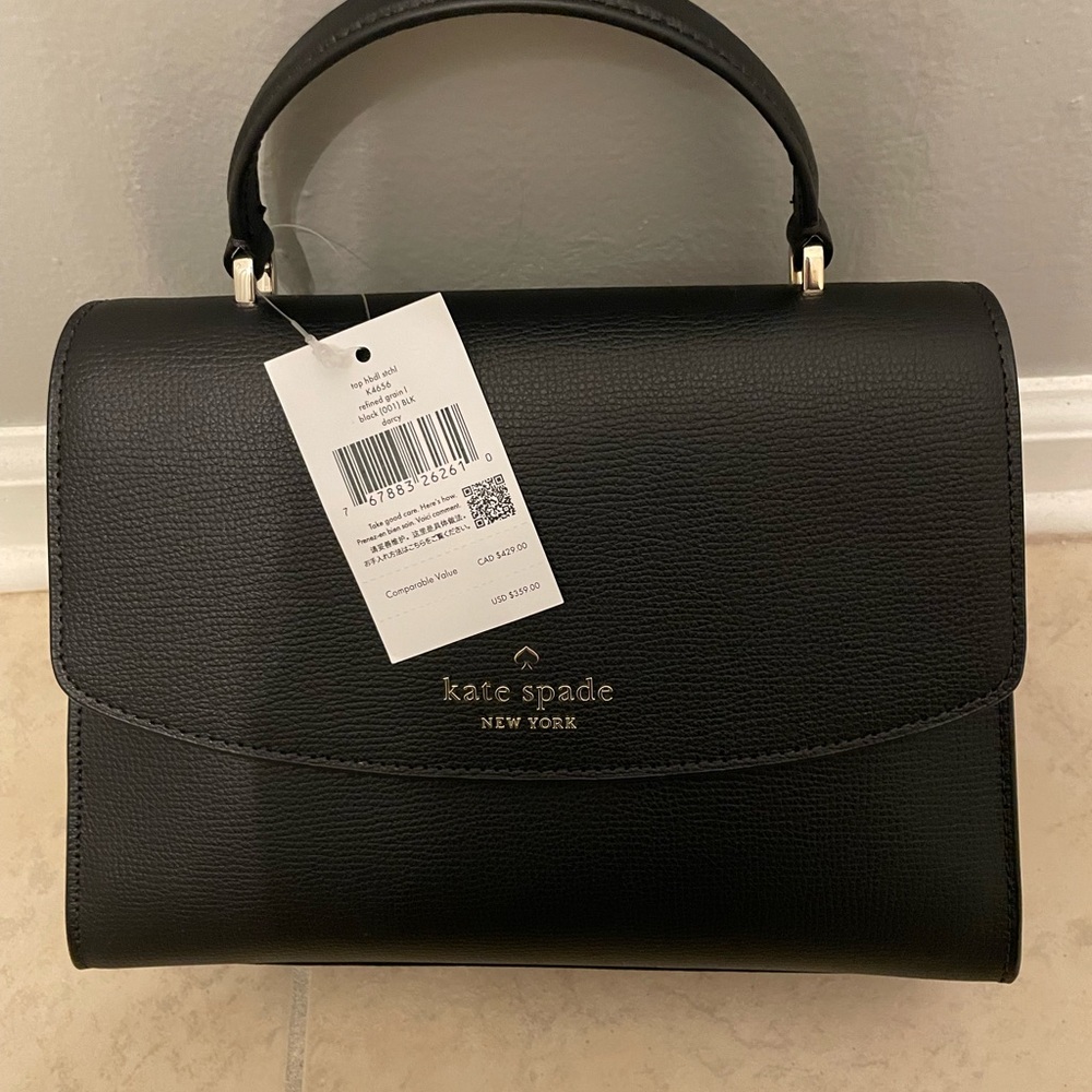 NWT Kate Spade Refined Grain Leather Top-Handle Bag - Picture 6 of 13